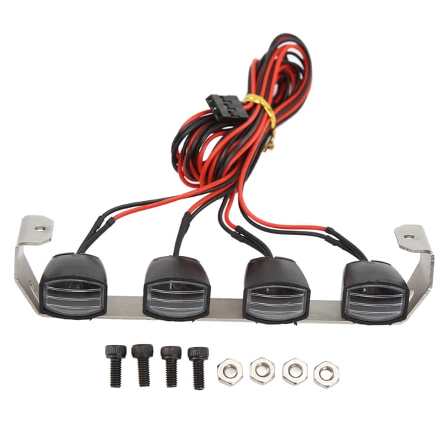 Faro de coche RC, barra de luz RC LED Lámpara de techo de coche RC Accesorio de coche RC Artesanía superior