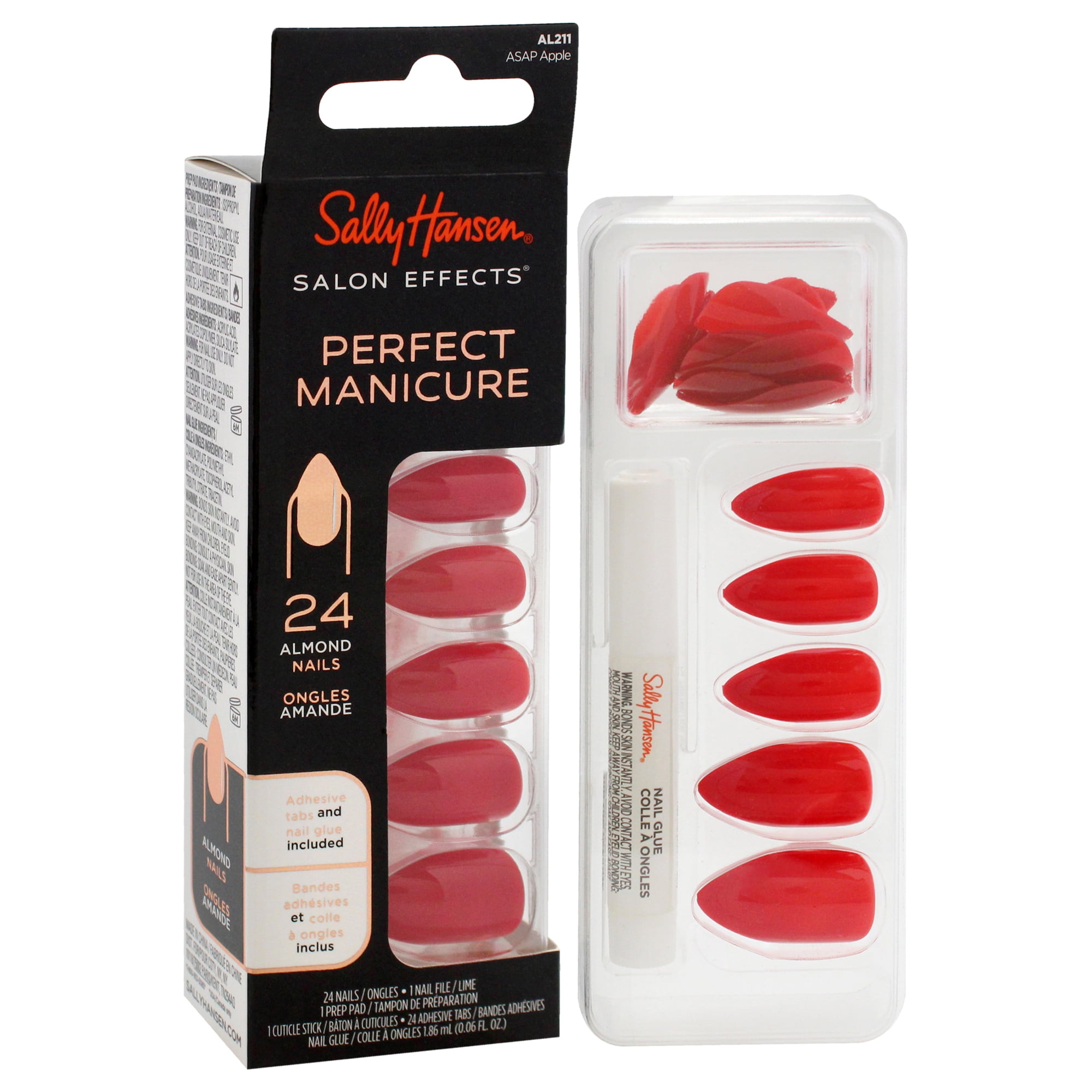 Sally Hansen Perfect Manicure Press on Nail Kit, Almond, ASAP