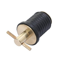 Soimiss Drain Plug for Boat Boat Drain Bung Black 1Set Brass