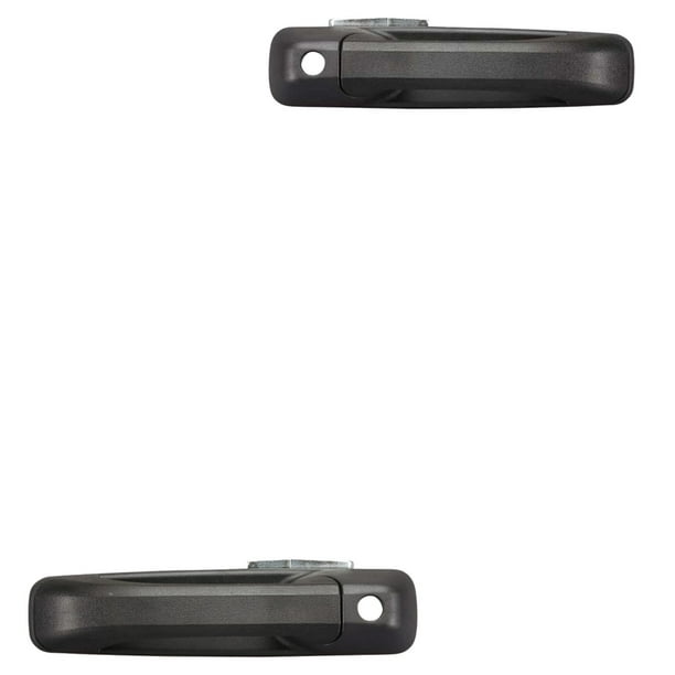 Par de MANIJAS PUERTA EXTERIOR HUSHAN 2500 2010 al 2018 RAM Delanteras color Negro
