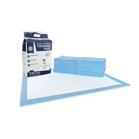 American Kennel Club Scented Puppy Training Pads with Ultra Absorbent Quick Dry Gel – 22 x 22 Puppy Pads - Fresh Scented - 50 Count