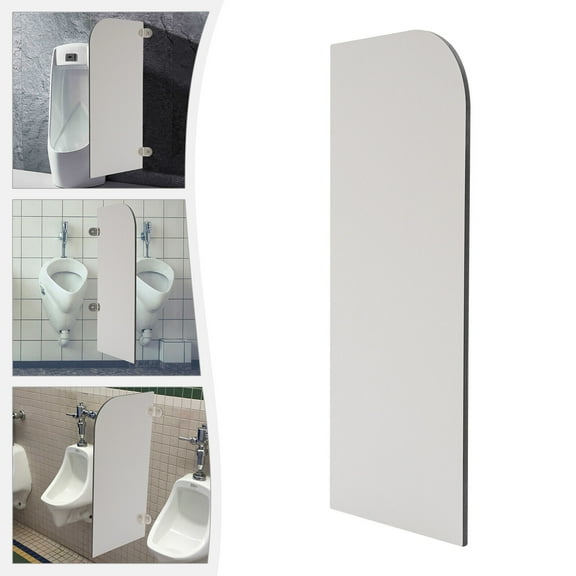 Urinal Screen Toilet Partition, Wall-Mounted Men Urinal Partition Screen, Urinal