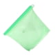 thumbnail image 4 of Contenedor de almacenamiento de alimentos de silicona con sello reutilizable de 1500ml, bolsa de conservación de leche, carne y frutas (verde), 4 of 14