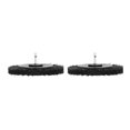 thumbnail image 4 of Electric Drill Brush Head Durable Attachment Carpets Decoration 2 Pack 3.5 Inch, 4 of 7