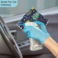 thumbnail image 4 of Yayeee 6 Pack Kitchen Dish Cloths Set for Washing Soft Drying Absorbent Microfiber Towels, Dark Blue Christmas, 4 of 9
