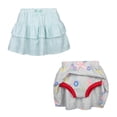 thumbnail image 3 of BIG ELEPHANT Toddler Training Skort, Soft Cotton Absorbent Training Underwear for Baby Girls（2-5Y）, 3 of 12
