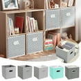 thumbnail image 2 of Foldable Storage Fabric Storage, Large Capacity Foldable Non-woven Storage, Storage, Uncovered, Household Drawer Type Storage with Drawers, 2 of 8