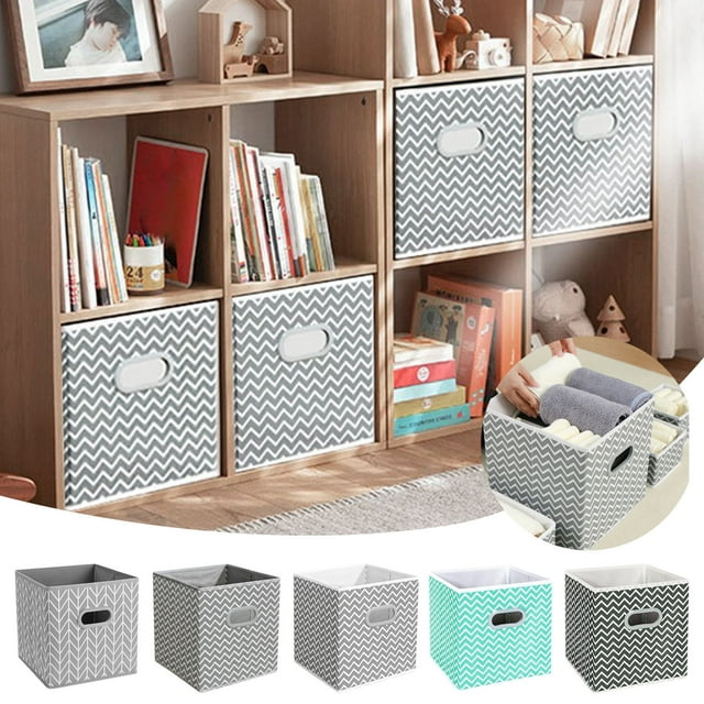 Vaidha Fabric Storage Box, Large Capacity Foldable Non-woven Storage Box, Storage Box, Uncovered, Organized Household Drawer Type