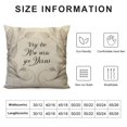 thumbnail image 5 of JEUXUS  Throw Pillow Cover Verse I Am You Always Bible Scripture Design Laurel Accents on White from Book of Matthew Jesus Home Decor Pillow case, 5 of 5