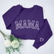 thumbnail image 2 of Penkiiy Mama Sweatshirt de manga larga Cheer Mom Shirt para Béisbol Fútbol Baile Baile Sport Suéter Top L Morado, 2 of 9