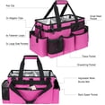 thumbnail image 3 of Bolsa organizadora Jaffzora de limpieza grande con asa, color rosa, 3 of 6