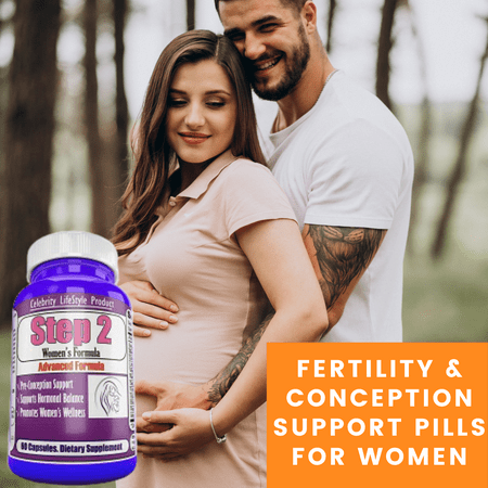 Step 2 Prenatal Vitamins Support Ovulation, Conception, Hormone Balance Pre-Conception, Fertility Supplements for Women