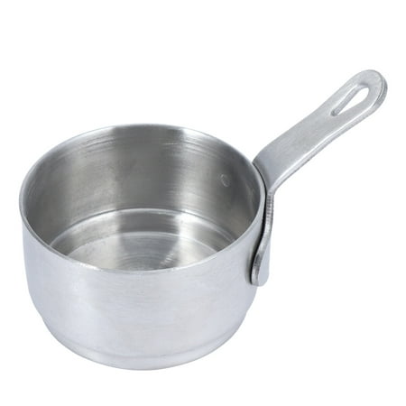 

HOMEMAXS 1pc Mini Heating Pot Stainless Steel Soup Pot Milk Butter Sauce Pan with Handle (Size S)