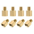thumbnail image 2 of Uxcell Brass M3 5mm+3mm Male-Female Hex Standoff 100 Pack, 2 of 5