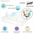 thumbnail image 6 of Comfort Classics 3M Scotchgard Harmony Waterproof Mattress Pad, Twin XL, 6 of 7