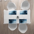 thumbnail image 3 of Ambesonne Horror House Place Mats Set of 4, Fog Forest Night, Standard Size, Blue, 3 of 4