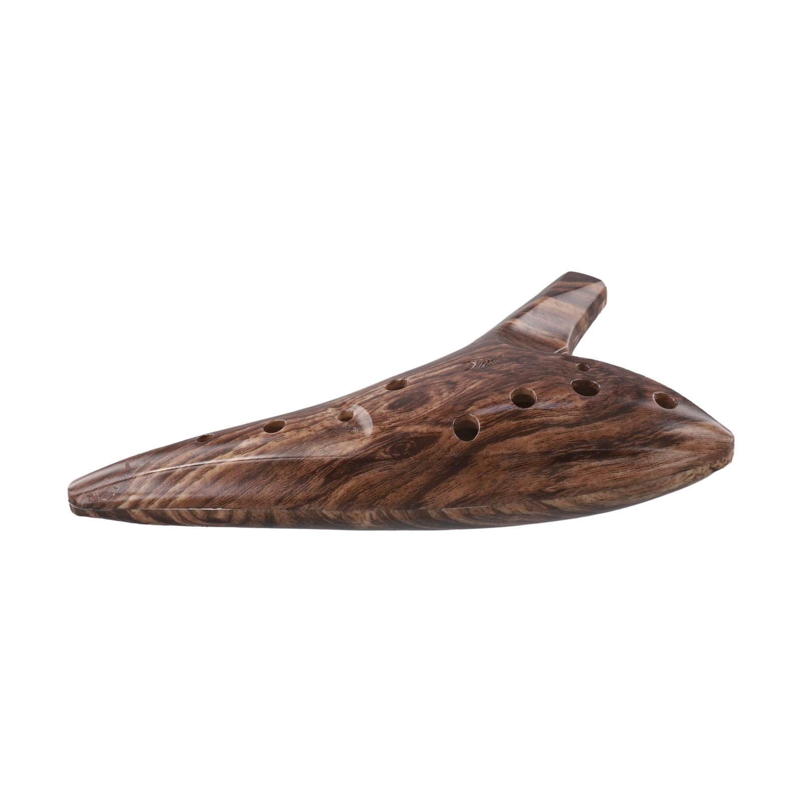 12-Hole Resin Ocarina Ice cracked Instrument with Carry Bag Alto A C Tone