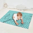 thumbnail image 2 of Light Blue Cartoon Unicorn Pattern Blanket,Comfortable Soft Flannel Throw Blanket,All Season,Warm Lightweight Blankets for Sofa Bed Couch Living Room Chair,30"x40", 2 of 4