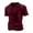 Wine, variant on LTTVQM Mens Henley Shirts Waffle Button Short Sleeve Tops Lightweight Breathable Slim Fit Workout Fitness Athletic T-Shirt Army Green M