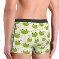 thumbnail image 4 of Bingfone Green Frog Men's Underwear - Casual Stretch Boxer Briefs-X-Large, 4 of 7