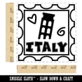 thumbnail image 2 of Italy Passport Travel Self-Inking Rubber Stamp Ink Stamper - Blue Ink - Large 1-1/2 Inch, 2 of 7