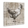 thumbnail image 2 of Stupell Industries Cottage Life's Good In Coop Vintage Text Farm Chicken Canvas Art, 17 x 17, by Conrad Knutsen, 2 of 7