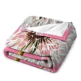 thumbnail image 3 of NIANHE Dandelion flowers blanket, printed design, winter sofa dormitory home decoration, must-have travel product. Size is 40x50 inches., 3 of 9
