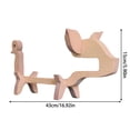 thumbnail image 3 of Outdor Wooden Wine Racks Animal Wine Bottle Holder Wooden Wine Rack Wine Holder Ornament Novelty Wine Racks Standing Easy To Use A, 3 of 6