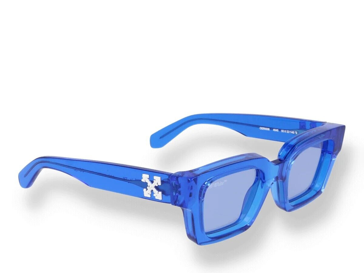 Off White Virgil Sunglasses OERI008 1007 Black Frame with