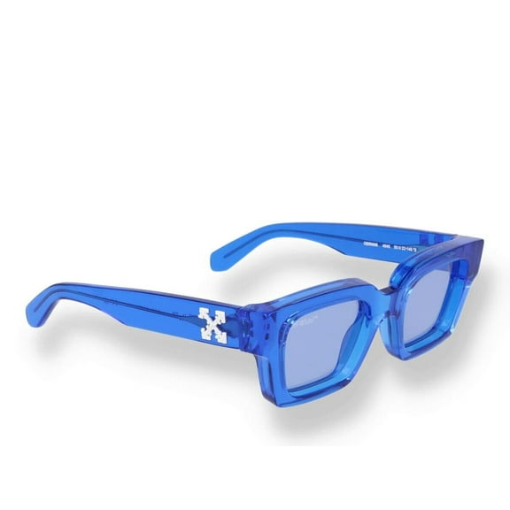 Off White Unisex Virgil Italy Sunglasses, Blue
