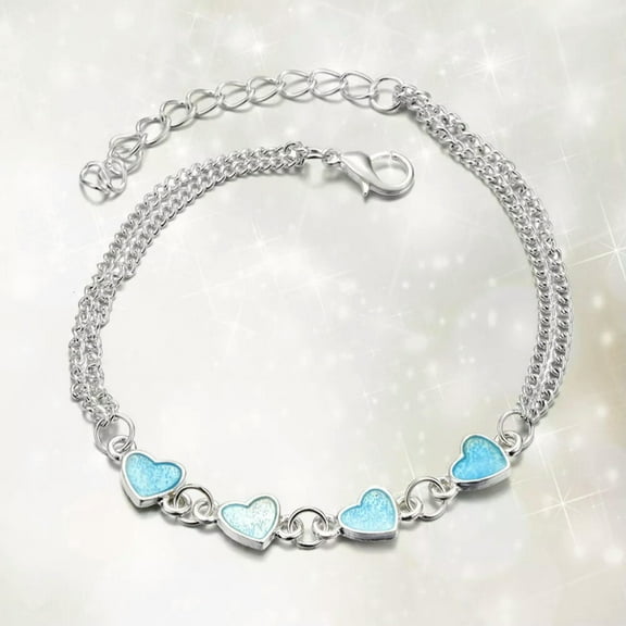 GKNET Trendy Alloy Anklets Tassel Foot Chain Bracelets Statement Jewelry