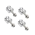 thumbnail image 4 of davian 4 Pieces Quick Release Base Pad Motorcycle Side Box Adapter Luggage Rack Fastener Aluminum Alloy Suitable for Commuting Long Trips Customization Item Silver, 4 of 8