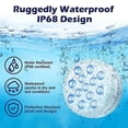 thumbnail image 2 of Rf Wireless Swimming Pool Light Led With Magnet Aquarium Ip68 Waterproof Fountain Pool Underwater Lighting Rgb Landscape Light, 2 of 5