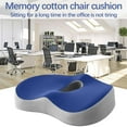 thumbnail image 5 of Medical-Grade Foam Seat Cushion - Orthopedic Support for Hemorrhoid & Coccyx Pain Relief - Universal Fit (Car/Wheelchair/Office) Navy, 5 of 5