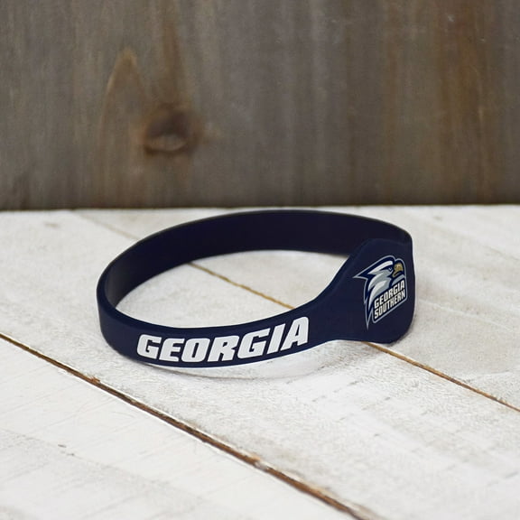 Fan Frenzy Gifts Georgia Southern University Eagles Silicone Bracelet Wristband Officially licensed NCAA