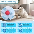 thumbnail image 5 of Household Cat Toy Turntable Cat Teasing Small Cat Tunnel Supplies Turntable Pet Turntable, 5 of 5