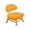 Orange, variant on HOZVOMI Backrest Chair Household Round Stool Small Stool with Swivel Wheels, Compact Design