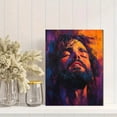 thumbnail image 2 of Qisvanset 12x16 Inch Classic Jesus Portrait Canvas Wall Art, Religious Artwork Faith Home Interior Decor, 2 of 8
