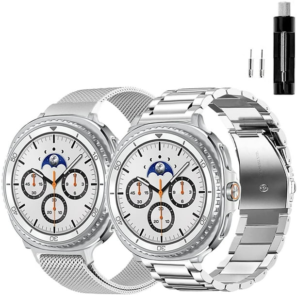 Correa de Reloj GOLDTOLUCK de Malla Milanesa de Acero Inoxidable para Galaxy 8