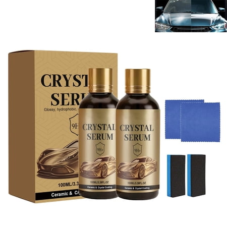 Ceramic Car Coating Kit,9H+ Hardness Professional Ceramic Coating for Car, Advanced Graphene CeramicCoating, Long-Lasting Shine & Easy Maintenance