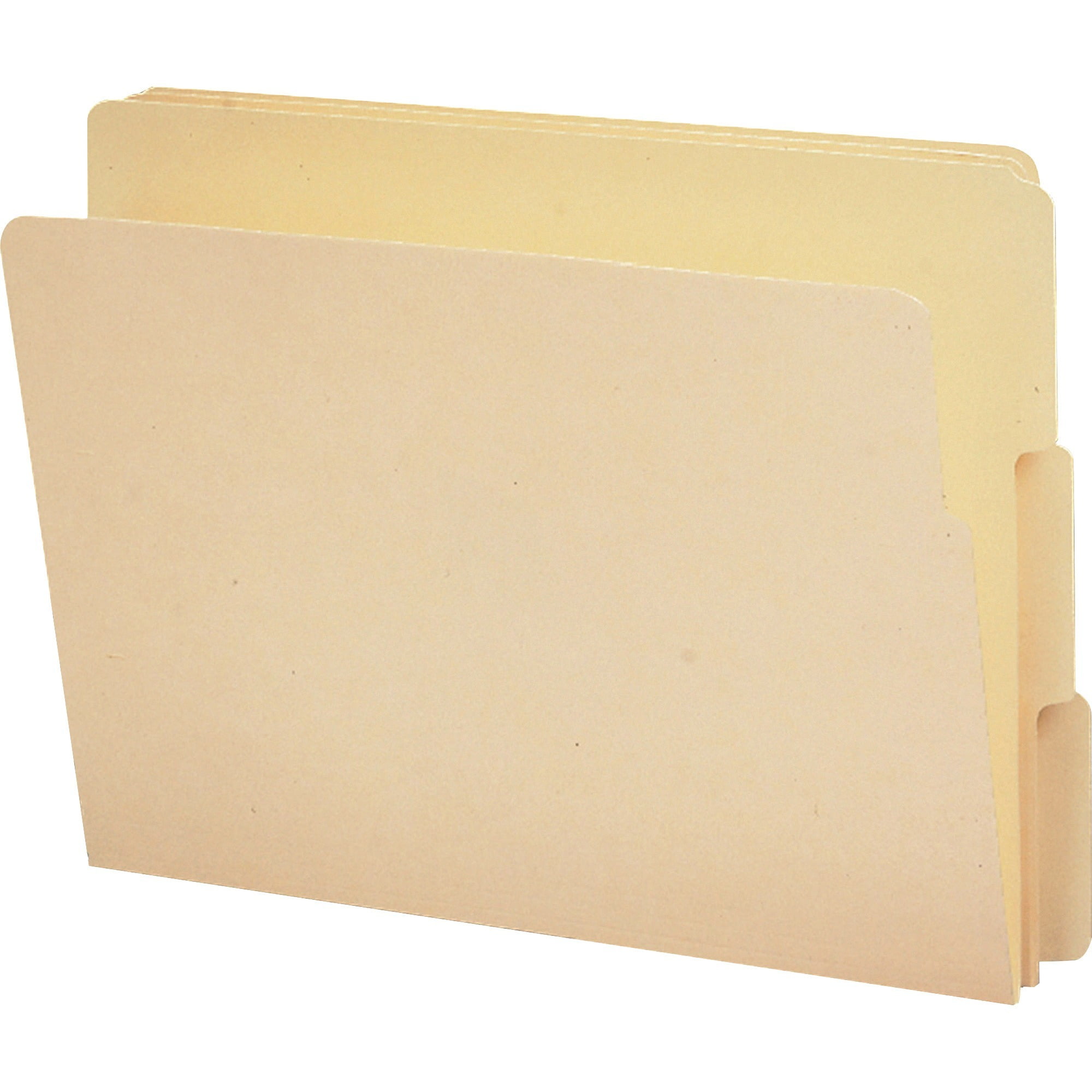 Smead, SMD24134, End Tab File Folders with Shelf-Master Reinforced Tab, 100 Per Box, Manila