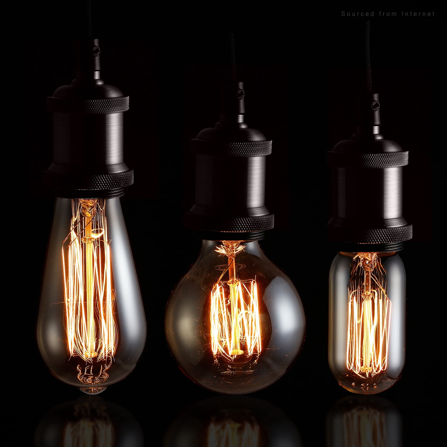 Pendant Light Fixture, 3.28ft UL-Listed Adjustable Cord, Decorative Fixture for Living Room, Coffee Shop, Western Stylish Place, Black
