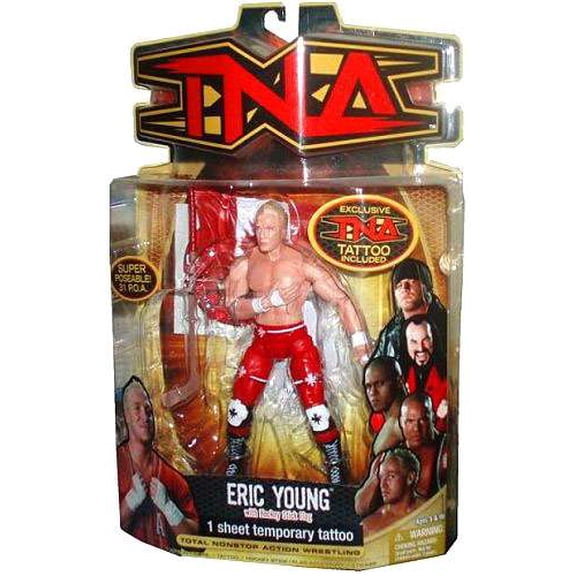 TNA Wrestling Series 8 Eric Young Action Figure (Canadian Flag)