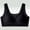 Black, variant on Swuxness Women's Wireless Bras Thin Seamless Push Up Back Support Soft Classic Casual