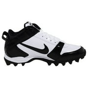 Nike Men's Land Shark Legacy Mid Football Cleat, White/Black, 12.5 D(M) US