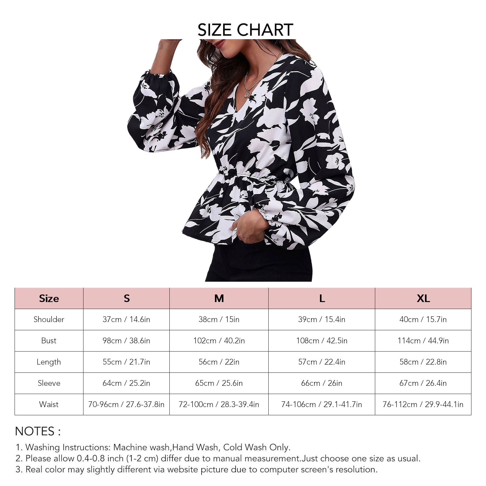 ruffle hem wrap blouse