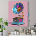 thumbnail image 4 of Vintage Gramophone Art Canvas Print，Vintage Decor for Living Room Bedroom Office Cafe Bar, 4 of 8