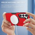 thumbnail image 5 of ELEHOLD Hybrid Rugged Case for Samsung Galaxy S23 FE Heavy Duty Full Protection Compatible with MagSafe Anti-Scratch Shockproof Slim Magnetic Case for Samsung Galaxy S23 FE,Red, 5 of 10