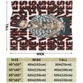 thumbnail image 4 of Kevin Rock Rapper Gates Blanket Soft Cozy Lightweight Warm Throw Blanket Bedroom Sofa Decorations All Seasons Blankets 80"X60", 4 of 6