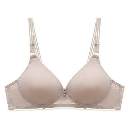 

ZHUASHUM Women Solid Color Lingerie Padded Push Up Bra